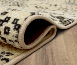 Prale Beige & Black Geometric Area Rug, (2.5' X 10') 11 Prale Beige & Black Geometric Area Rug, (2.5' X 10') -Cuisinart Store 810599818 A8 5