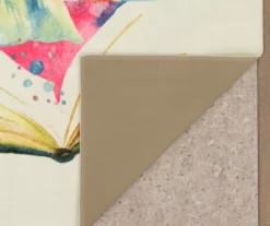 Tell Me A Story Ivory & Blue Area Rug, (3' 4" X 5') 8 Tell Me A Story Ivory & Blue Area Rug, (3' 4" X 5') -Cuisinart Store 810599821 A8 2