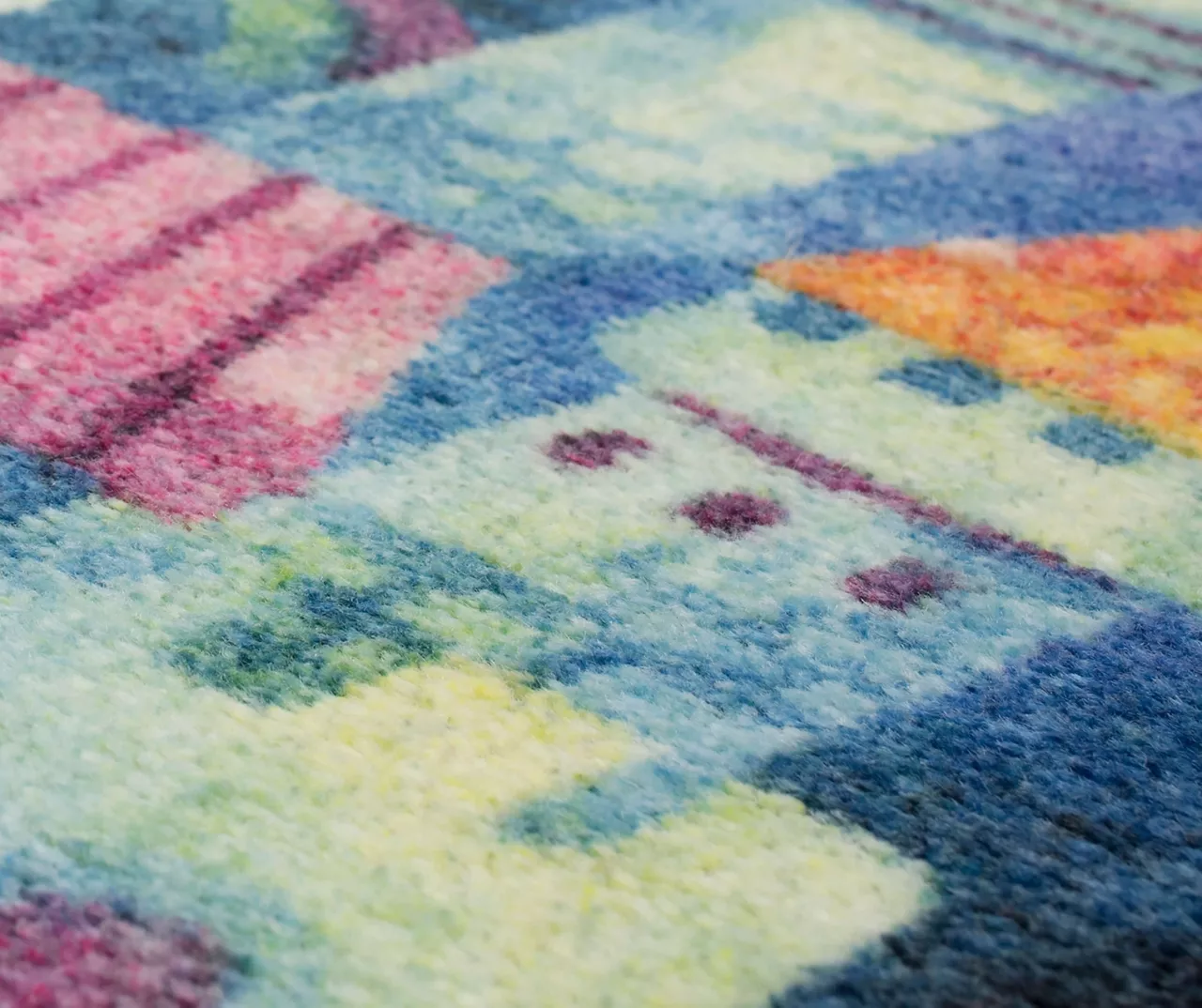 Tell Me A Story Ivory & Blue Area Rug, (3' 4" X 5') 4 Tell Me A Story Ivory & Blue Area Rug, (3' 4" X 5') - Image 4