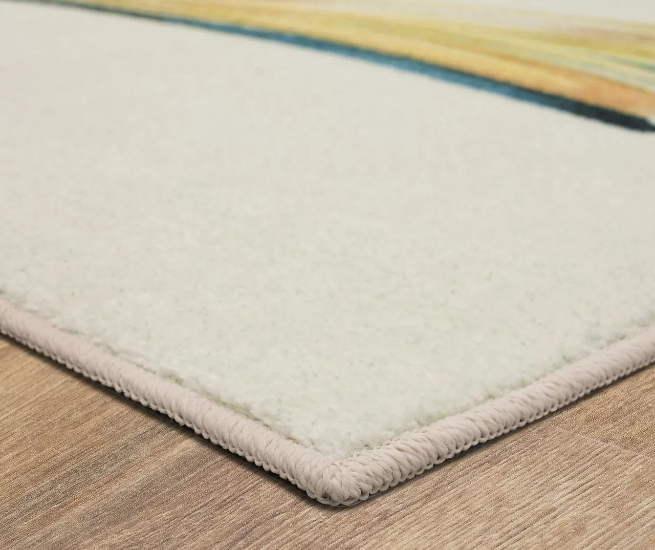 Tell Me A Story Ivory & Blue Area Rug, (8' X 10') 2 Tell Me A Story Ivory & Blue Area Rug, (8' X 10') - Image 2