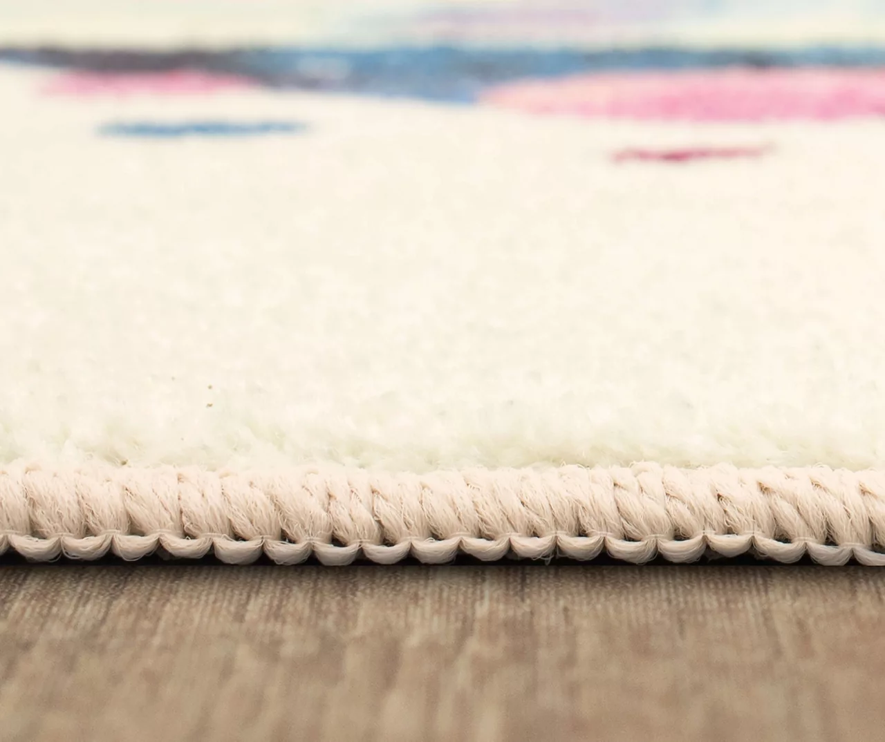 Tell Me A Story Ivory & Blue Area Rug, (8' X 10') 5 Tell Me A Story Ivory & Blue Area Rug, (8' X 10') - Image 5