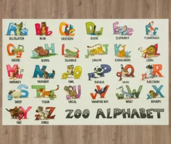 Mohawk Beige & Multi-Color Alphabet Zoo Area Rug -Cuisinart Store 810599827 A0 2