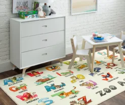 Mohawk Beige & Multi-Color Alphabet Zoo Area Rug -Cuisinart Store 810599827 A0 4