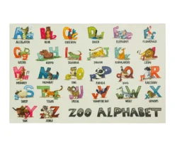 Mohawk Beige & Multi-Color Alphabet Zoo Area Rug -Cuisinart Store 810599828 A0 1