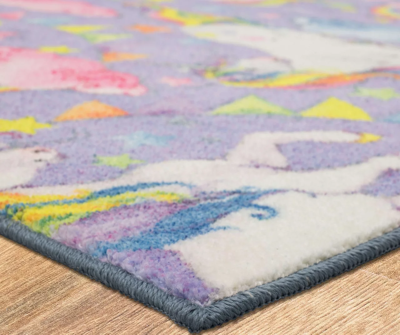 Unicorn Wish Purple Multi-Color Area Rug, (5' X 8') 2 Unicorn Wish Purple Multi-Color Area Rug, (5' X 8') - Image 2