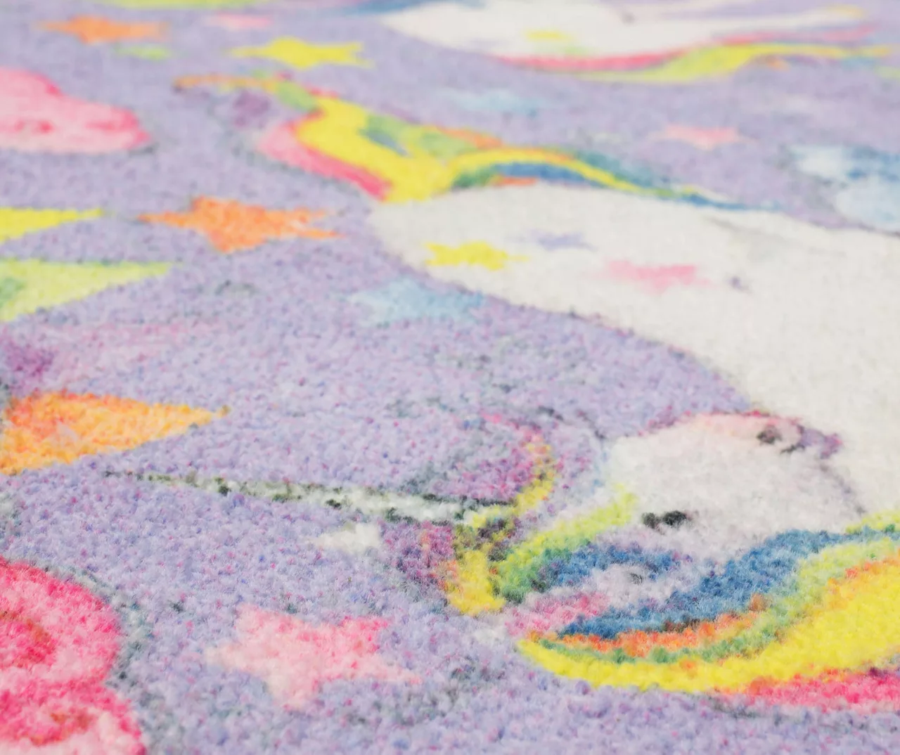 Unicorn Wish Purple Multi-Color Area Rug, (5' X 8') 6 Unicorn Wish Purple Multi-Color Area Rug, (5' X 8') - Image 6