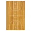 Mohawk Brown & White Basketball Court Area Rug