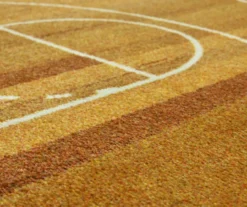 Mohawk Brown & White Basketball Court Area Rug -Cuisinart Store 810599848 A8 3