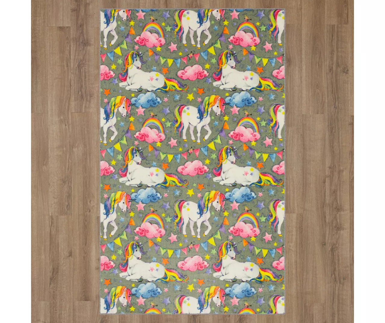 Mohawk Unicorn Wish Gray Multi-Color Area Rug 11 Mohawk Unicorn Wish Gray Multi-Color Area Rug - Image 11