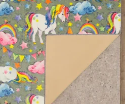 Mohawk Unicorn Wish Gray Multi-Color Area Rug 24 Mohawk Unicorn Wish Gray Multi-Color Area Rug -Cuisinart Store 810599892 A8 2