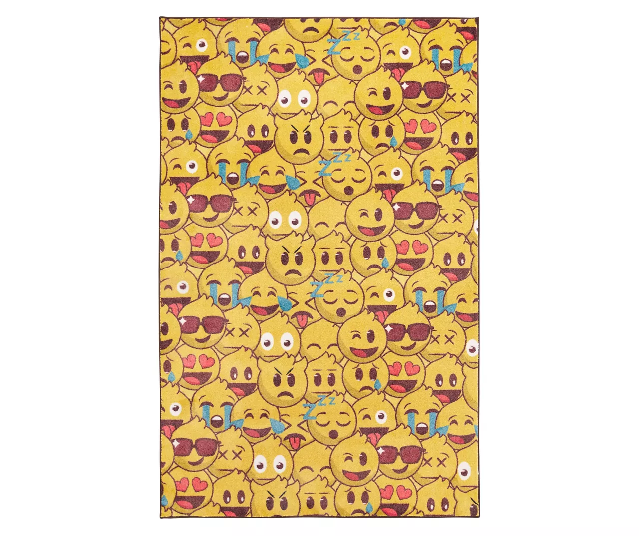 Mohawk Emoji Play Yellow Area Rug 2 Mohawk Emoji Play Yellow Area Rug - Image 2