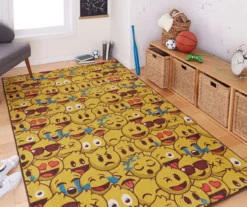 Mohawk Emoji Play Yellow Area Rug 21 Mohawk Emoji Play Yellow Area Rug -Cuisinart Store 810599898 A0 3