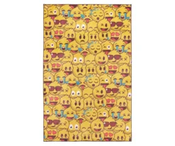 Mohawk Emoji Play Yellow Area Rug 15 Mohawk Emoji Play Yellow Area Rug -Cuisinart Store 810599899 A0 1 1