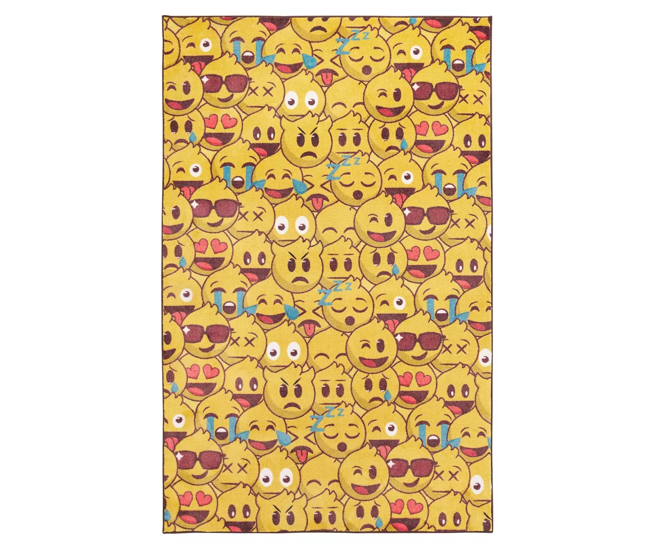 Mohawk Emoji Play Yellow Area Rug 3 Mohawk Emoji Play Yellow Area Rug - Image 3