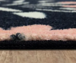 Flower Burst Navy & Peach Area Rug, (8' X 10') -Cuisinart Store 810599901 A8 4