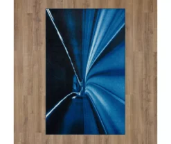 Hyperspace Navy Abstract Area Rug, (3' 4" X 5') 10 Hyperspace Navy Abstract Area Rug, (3' 4" X 5') -Cuisinart Store 810599920 A0 2