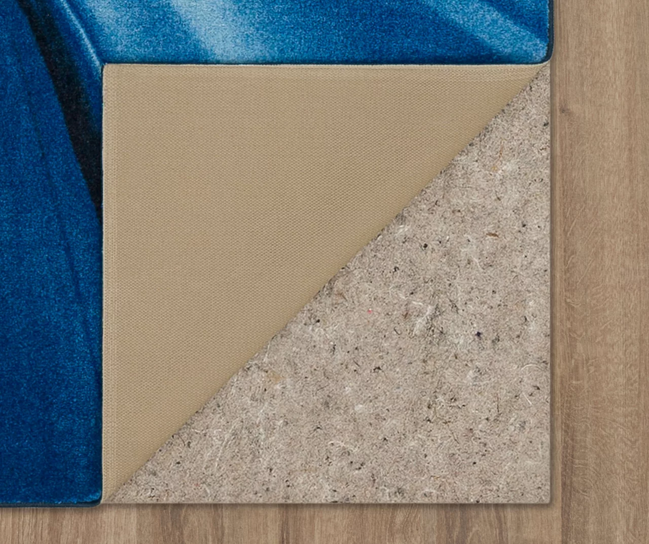 Hyperspace Navy Abstract Area Rug, (3' 4" X 5') 3 Hyperspace Navy Abstract Area Rug, (3' 4" X 5') - Image 3