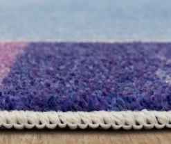 Blue & Rainbow Alphabet Border Area Rug, (5' X 8') 12 Blue & Rainbow Alphabet Border Area Rug, (5' X 8') -Cuisinart Store 810599927 A8 4