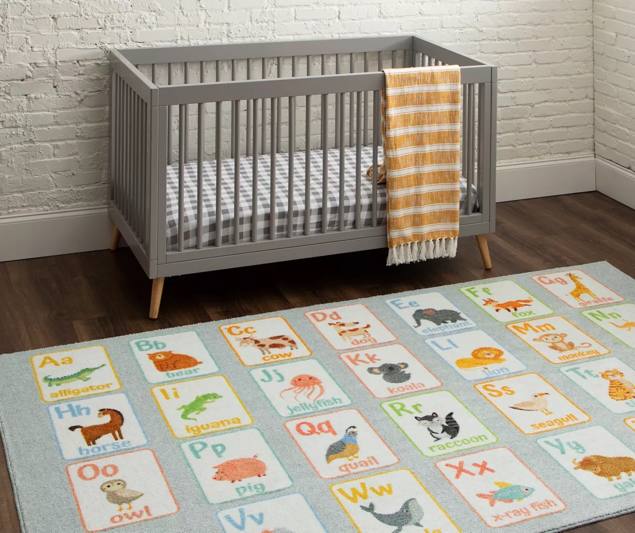 Mohawk Alphabet Light Blue Area Rug 5 Mohawk Alphabet Light Blue Area Rug - Image 5