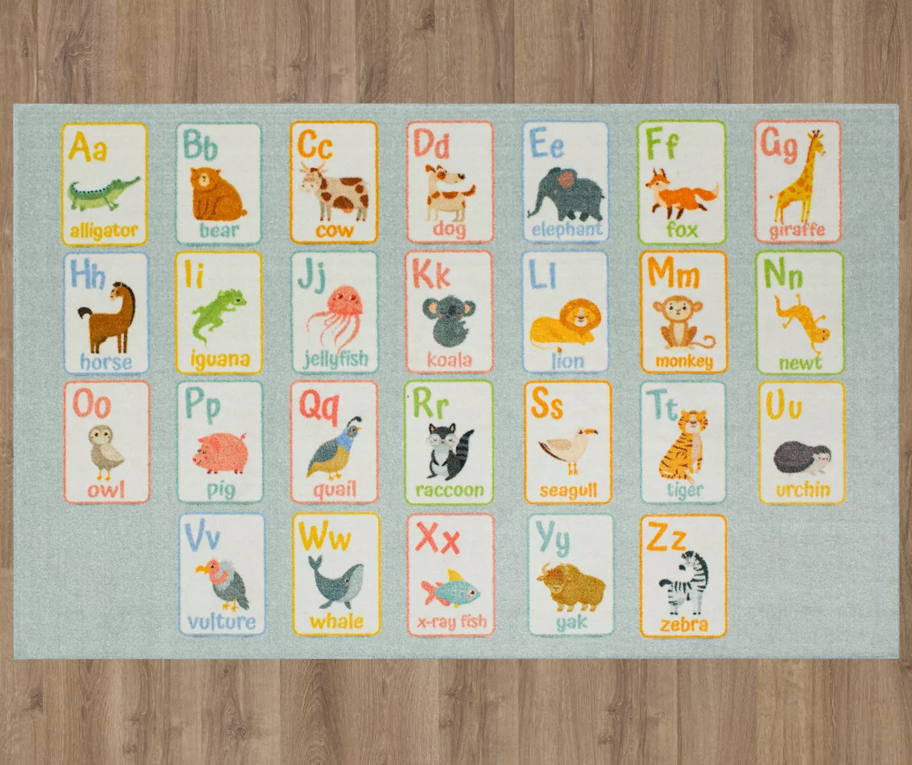 Mohawk Alphabet Light Blue Area Rug 7 Mohawk Alphabet Light Blue Area Rug - Image 7