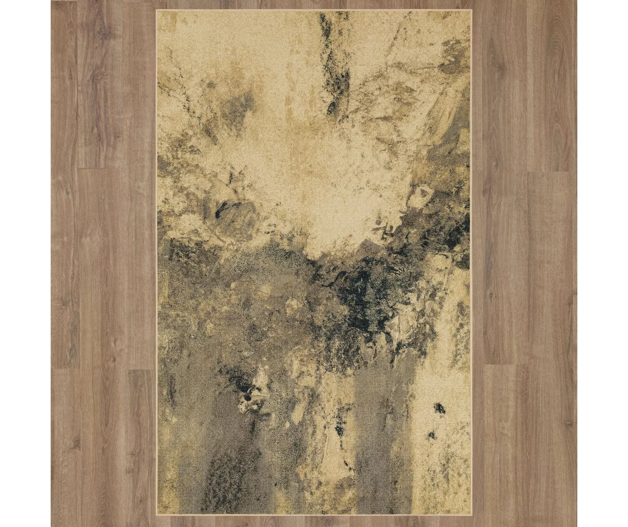 Brandt Gray Abstract Area Rug, (5' X 8') 3 Brandt Gray Abstract Area Rug, (5' X 8') - Image 3