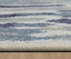 Pamona Blue & White Geometric Area Rug, (2' X 8') -Cuisinart Store 810600256 A8 4