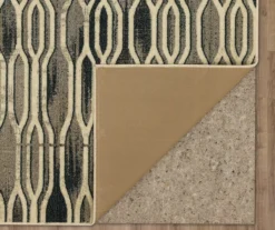 Oaklane Gray & Beige Geo Stripe Area Rug, (6' X 9') 8 Oaklane Gray & Beige Geo Stripe Area Rug, (6' X 9') -Cuisinart Store 810600268 A8 2