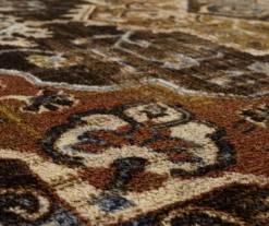 Eason Brown & Navy Ornamental Area Rug, (7.5' X 10') -Cuisinart Store 810600286 A8 3