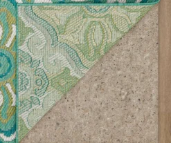 Waterside Teal & White Geometric Outdoor Area Rug, (4' X 5.5') -Cuisinart Store 810600315 A8 2