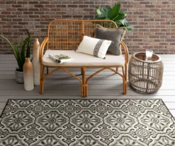 Waterside Dark Gray & Taupe Geometric Outdoor Area Rug, (2.5' X 6') 14 Waterside Dark Gray & Taupe Geometric Outdoor Area Rug, (2.5' X 6') -Cuisinart Store 810600318 A0 3