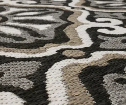 Waterside Dark Gray & Taupe Geometric Outdoor Area Rug, (2.5' X 6') 13 Waterside Dark Gray & Taupe Geometric Outdoor Area Rug, (2.5' X 6') -Cuisinart Store 810600318 A8 3