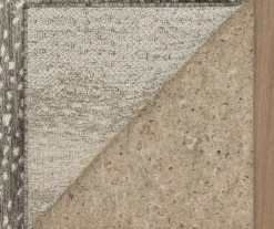 Light Gray & Tan Antelope Print Outdoor Area Rug, (2.5' X 6') 12 Light Gray & Tan Antelope Print Outdoor Area Rug, (2.5' X 6') -Cuisinart Store 810600334 A8 2