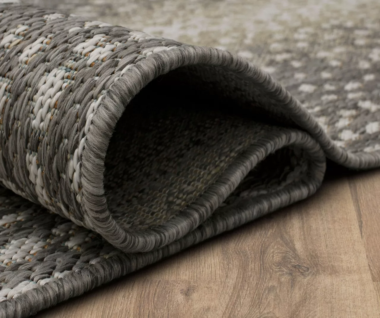 Light Gray & Tan Antelope Print Outdoor Area Rug, (2.5' X 6') 9 Light Gray & Tan Antelope Print Outdoor Area Rug, (2.5' X 6') - Image 9