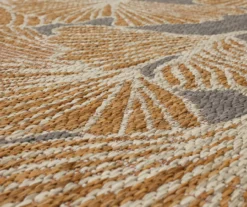 Treasured Garden Rust & Gray Botanical Outdoor Area Rug, (4' X 5.5') 11 Treasured Garden Rust & Gray Botanical Outdoor Area Rug, (4' X 5.5') -Cuisinart Store 810600343 A8 3