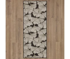 Treasured Garden Dark Gray & White Botanical Outdoor Area Rug, (2.5' X 6') 12 Treasured Garden Dark Gray & White Botanical Outdoor Area Rug, (2.5' X 6') -Cuisinart Store 810600350 A0 2