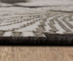 Treasured Garden Dark Gray & White Botanical Outdoor Area Rug, (2.5' X 6') 16 Treasured Garden Dark Gray & White Botanical Outdoor Area Rug, (2.5' X 6') -Cuisinart Store 810600350 A8 4