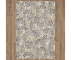 Treasured Garden Beige & Tan Botanical Outdoor Area Rug, (4' X 5.5') 9 Treasured Garden Beige & Tan Botanical Outdoor Area Rug, (4' X 5.5') -Cuisinart Store 810600355 A0 2