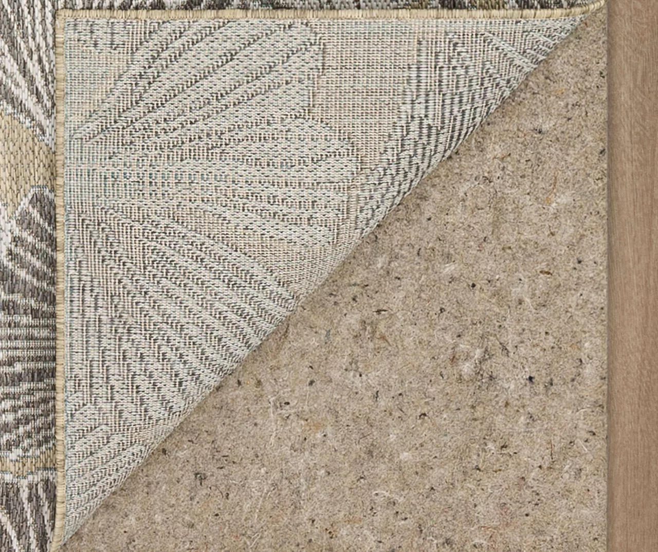 Treasured Garden Beige & Tan Botanical Outdoor Area Rug, (4' X 5.5') 4 Treasured Garden Beige & Tan Botanical Outdoor Area Rug, (4' X 5.5') - Image 4