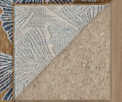 Treasured Garden Navy & Brown Botanical Outdoor Area Rug, (2.5' X 6') 12 Treasured Garden Navy & Brown Botanical Outdoor Area Rug, (2.5' X 6') -Cuisinart Store 810600358 A8 2