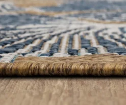 Treasured Garden Navy & Brown Botanical Outdoor Area Rug, (2.5' X 6') 16 Treasured Garden Navy & Brown Botanical Outdoor Area Rug, (2.5' X 6') -Cuisinart Store 810600358 A8 4