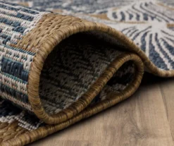 Treasured Garden Navy & Brown Botanical Outdoor Area Rug, (2.5' X 6') 17 Treasured Garden Navy & Brown Botanical Outdoor Area Rug, (2.5' X 6') -Cuisinart Store 810600358 A8 5