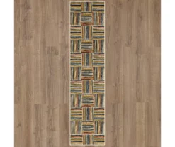 Hermes Beige & Multi-Color Weave Print Area Rug, (2' X 8') -Cuisinart Store 810600396 A0 2