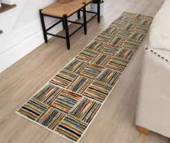 Hermes Beige & Multi-Color Weave Print Area Rug, (2' X 8') -Cuisinart Store 810600396 A0 3