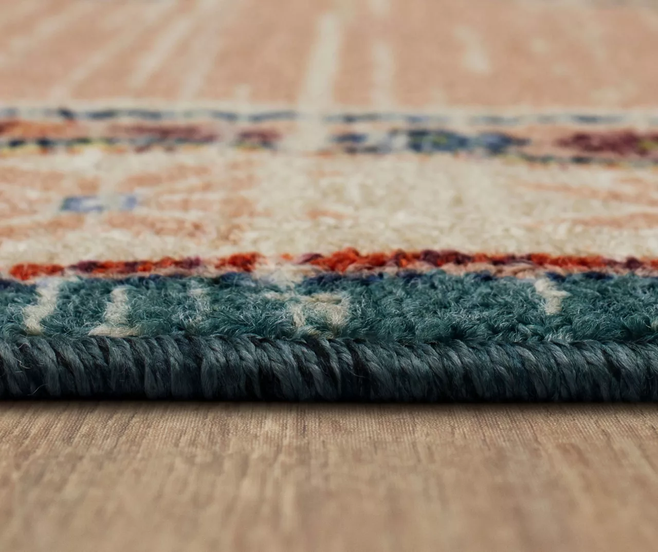 Coeus Green & Beige Ornamental Area Rug, (2' X 8') 7 Coeus Green & Beige Ornamental Area Rug, (2' X 8') - Image 7