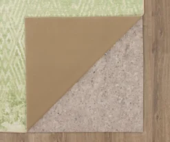Maisie Cream & Green Geometric Area Rug, (2' X 10') -Cuisinart Store 810600429 A8 2 1