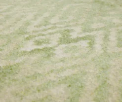 Maisie Cream & Green Geometric Area Rug, (2' X 10') -Cuisinart Store 810600429 A8 3 1