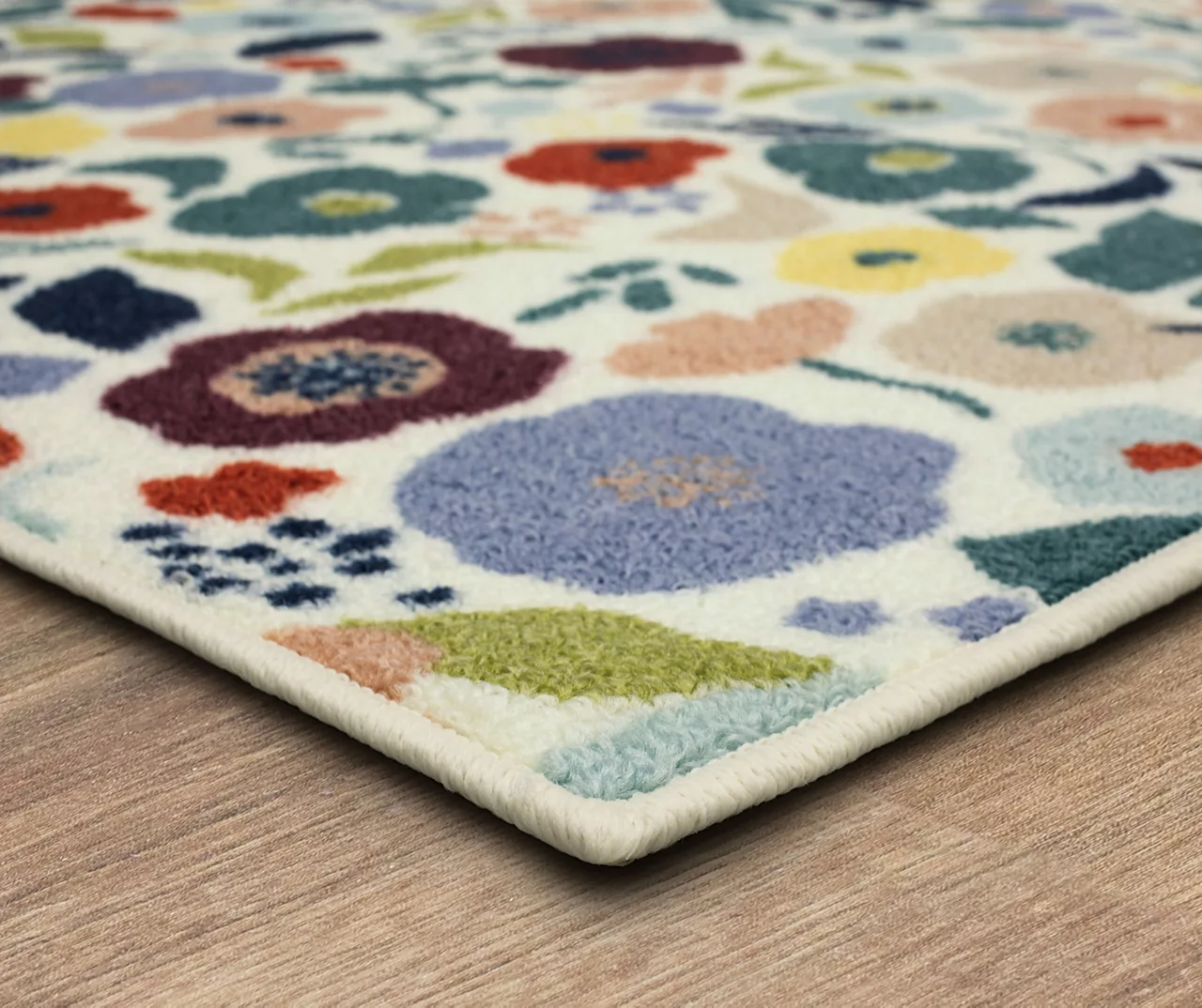 Mystic Garden White & Multi-Color Floral Area Rug, (2' X 8') 2 Mystic Garden White & Multi-Color Floral Area Rug, (2' X 8') - Image 2