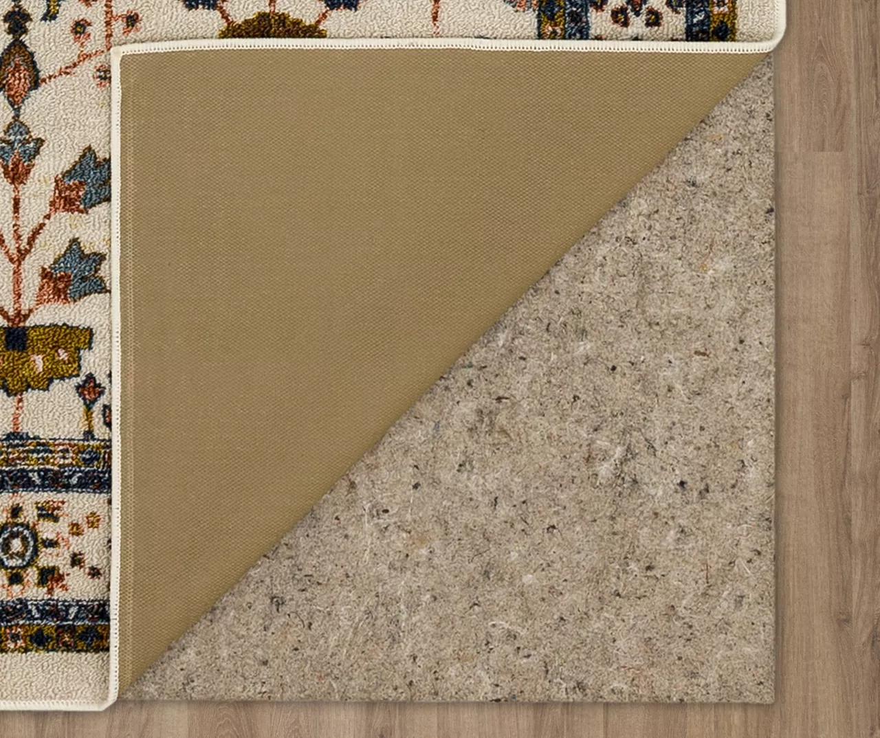 Muskberry Cream & Brown Floral Area Rug, (5' X 8') 4 Muskberry Cream & Brown Floral Area Rug, (5' X 8') - Image 4