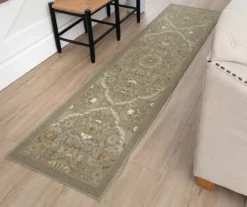 Heatherglen Gray & Beige Ornamental Floral Area Rug, (2' X 8') -Cuisinart Store 810600441 A0 3