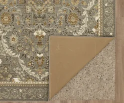Heatherglen Gray & Beige Ornamental Floral Area Rug, (2' X 8') -Cuisinart Store 810600441 A8 2